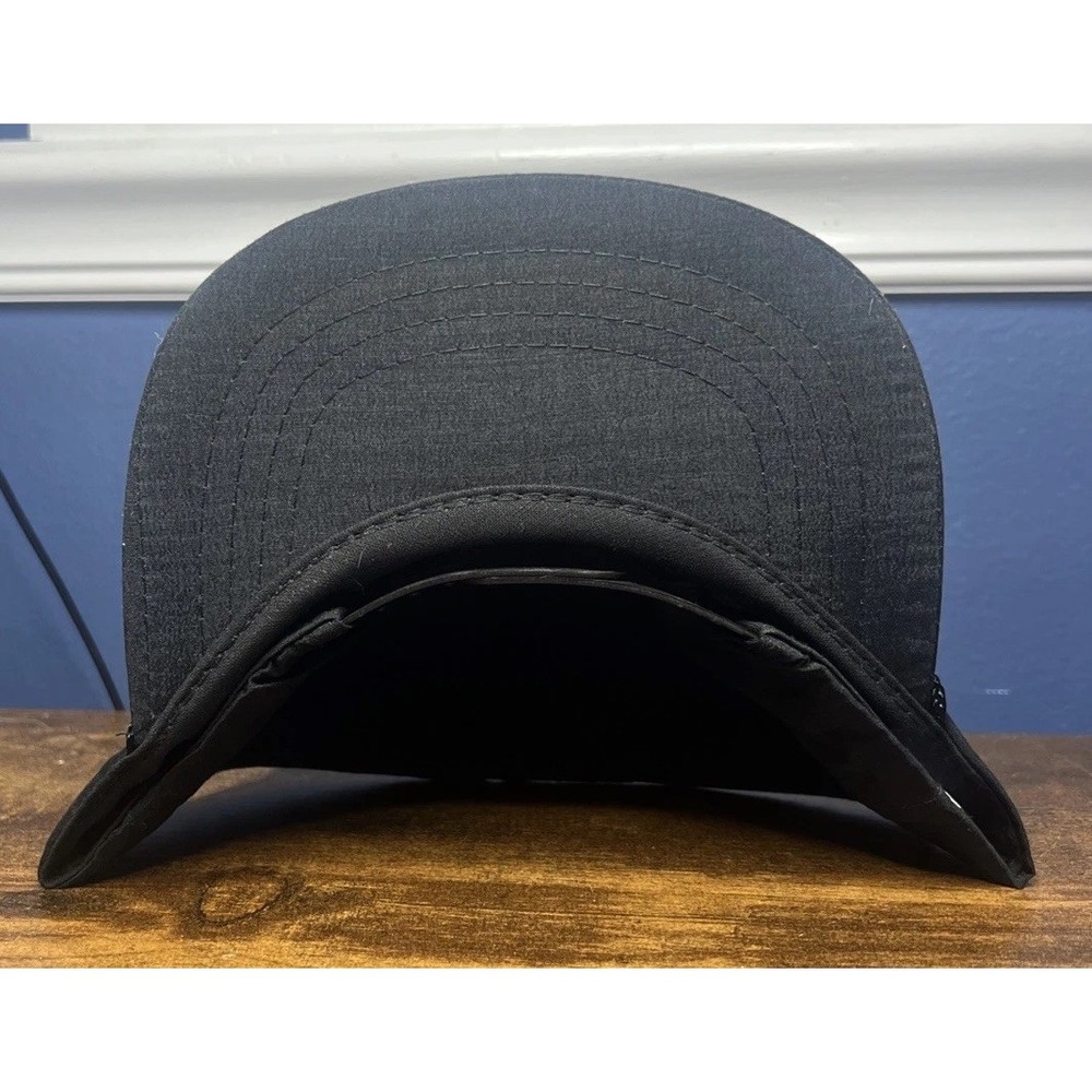 Vintage 90s Snapback Baseball Cap Magnitude Cigarettes Black Old Store Stock D2 - Picture 5 of 10